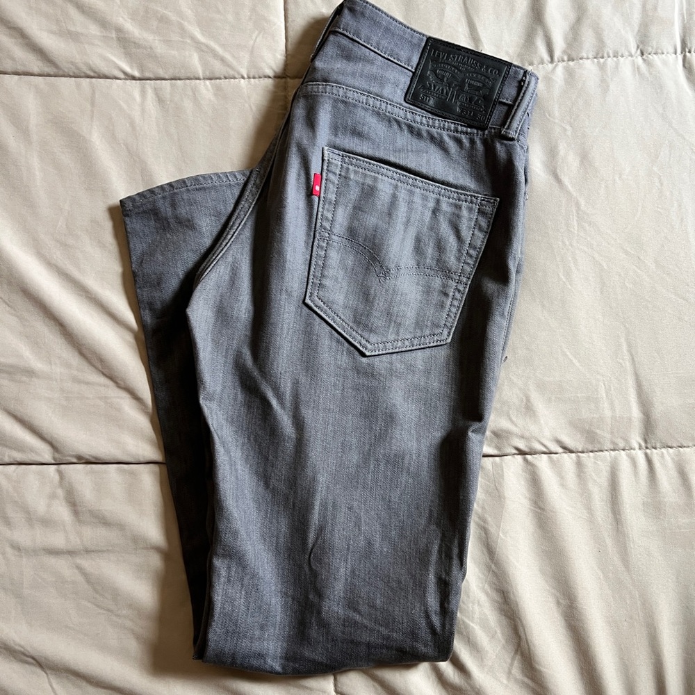 Grey Men’s 511 Levi’s Red Tab, 31w 30L